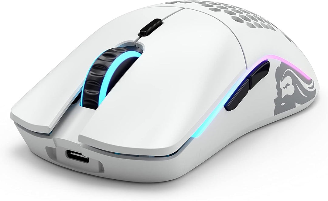 Glorious Gaming Model O Wireless Gaming Mouse – Superleichte 69 g, Wabendesign, RGB-Beleuchtung, bei