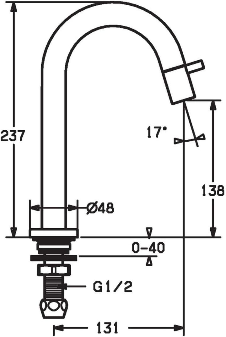 Hansa 50938101 Hansanova Style Waschtisch Armatur