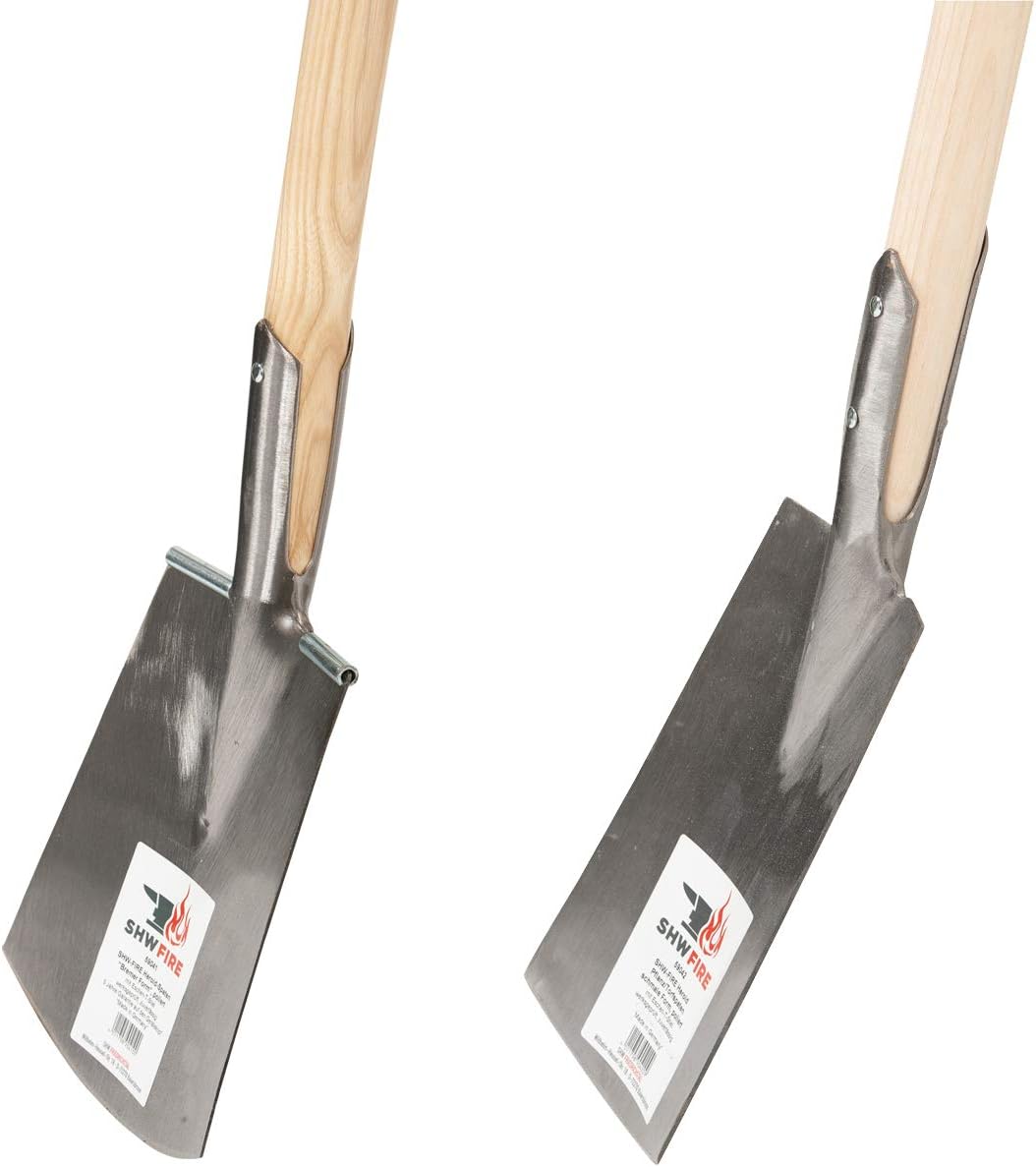 SHW-FIRE Spaten-Set - Bremer und Pflanzspaten, stark geschmiedet - meistert Harte Böden