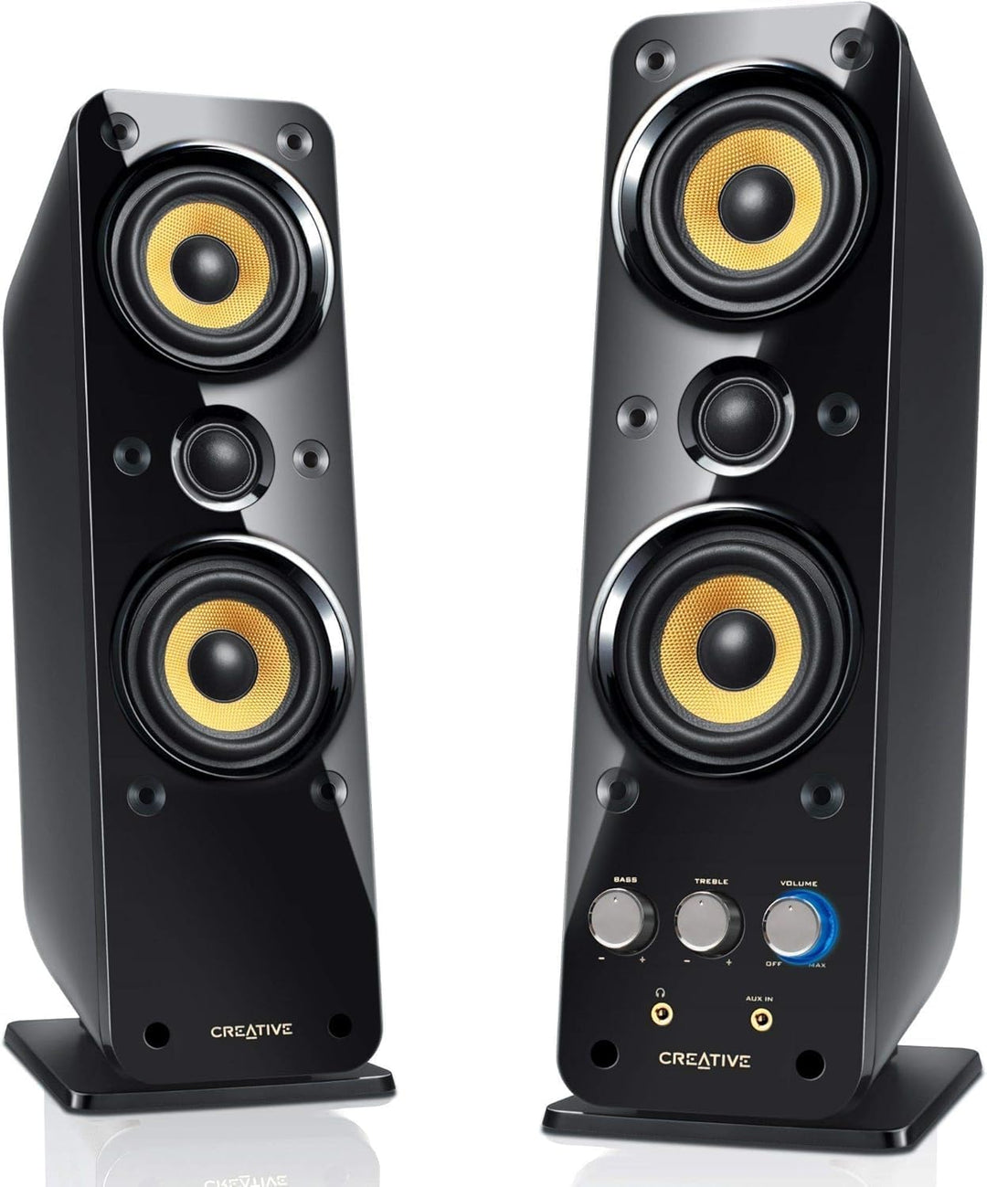 Creative GigaWorks T40 Series II - 2.0 Lautsprechersystem (Hi-Fi, Stereo/AUX-IN, Line-IN/16W RMS) sc