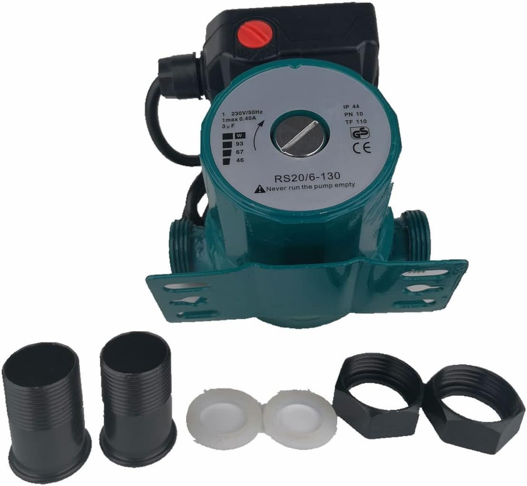 ZYIY 3-Gang-Wasserdruckerhöhungspumpe 46/67/93 W Warmwasser-Umwälzpumpe 230 V/50 Hz Haushalts-Dusche