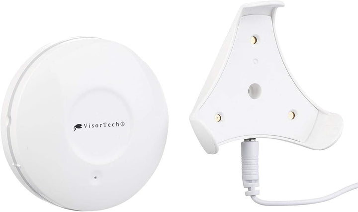 VisorTech Wassersensor: WLAN-Wassermelder, externer Sensor, App, bis 8 Jahre Batterie-Laufzeit (Wass