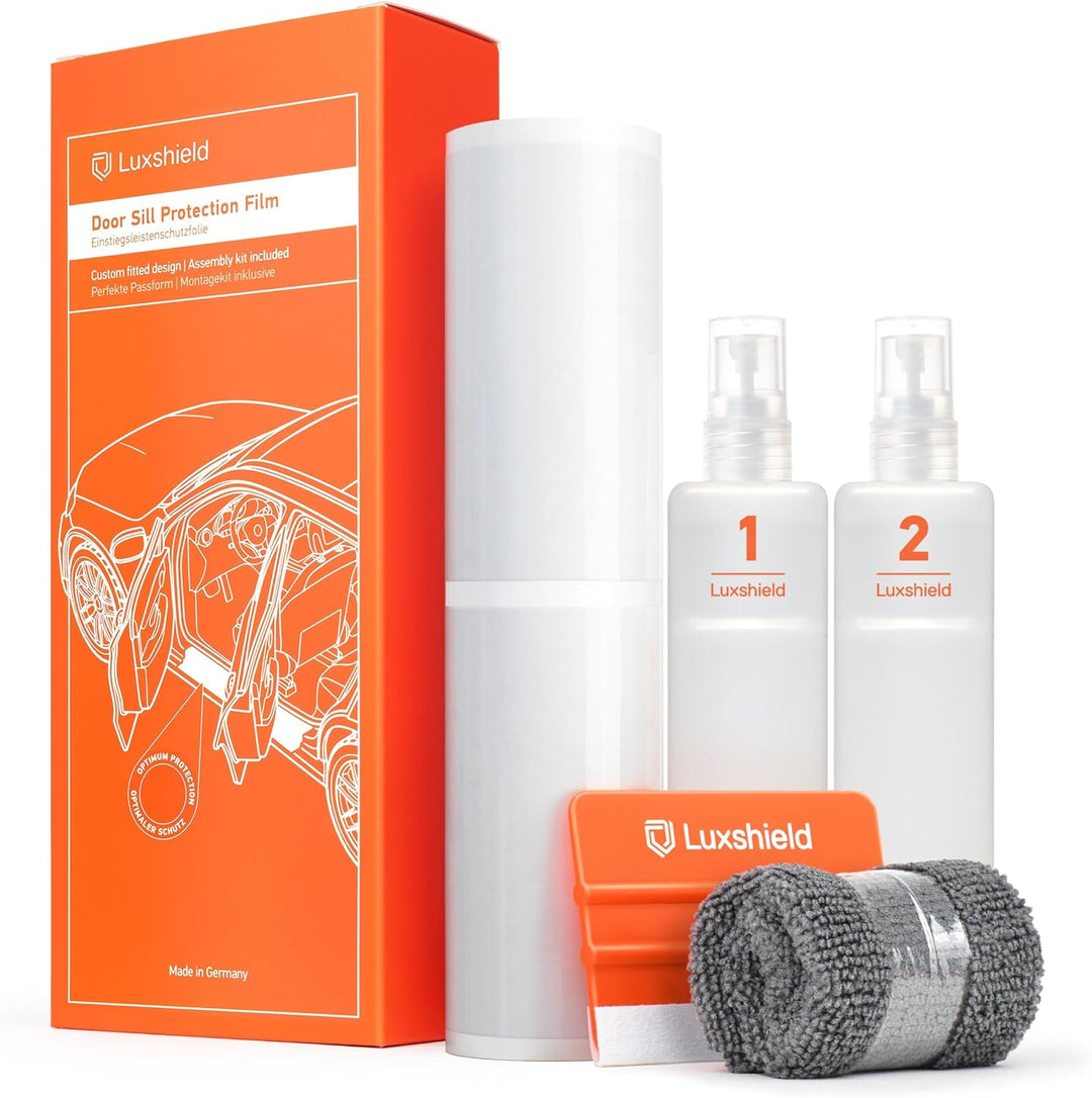 Luxshield Auto Einstiegsleisten Schutz für BMW 3er Limousine 7 (VII) G20 I 2019-2022 - Schutzfolie A