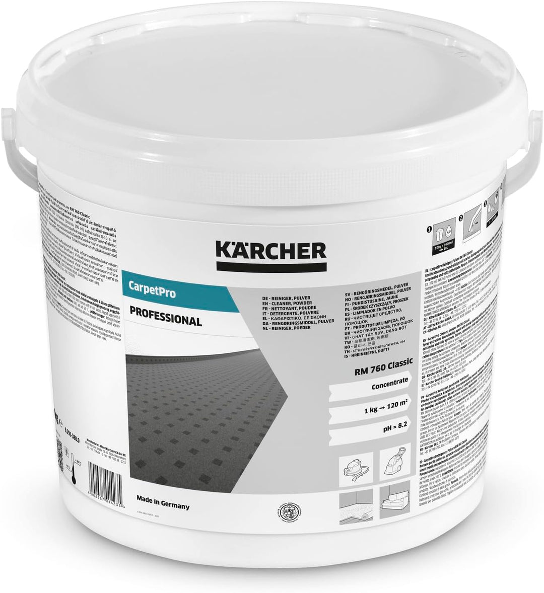 Kärcher 6.291 – 388.0 Teppich-Reiniger rm 760 Klassik-Linie für Profis