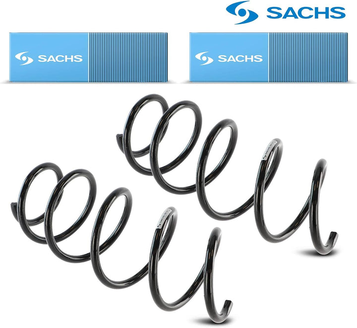 2x Original Sachs 998727 Fahrwerksfeder Vorderachse Kompatibel mit Corsa D S07 1.2L 1.4L 2006-2014