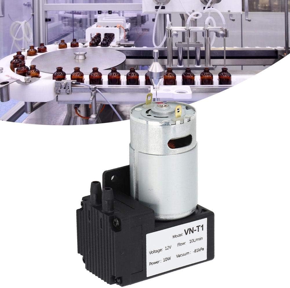 YWBL-WH Vakuumpumpe DC 12V/24V Mini, 10L/min geräuscharmer Luftkompressor VN-T1((DC12V)), Diverse Pu