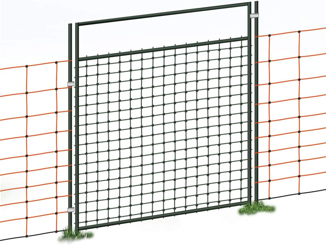 VOSS.farming Tür für Weidezaunnetz, Netze bis 90cm Höhe, Öffnungsbreite 86cm, elekrtifizierbar