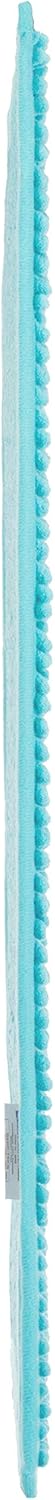 Brandsseller Moderne Chenille Badmatte Duschmatte Badeteppich im Shaggy Style (50x80 cm, Aqua) 50x80