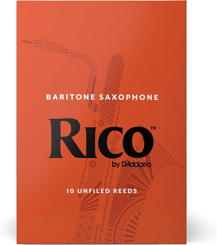 RICO Blätter für Baritonsaxophon Stärke 2.0 (10 Stück) 10 Packung Stärke 2.0, 10 Packung Stärke 2.0