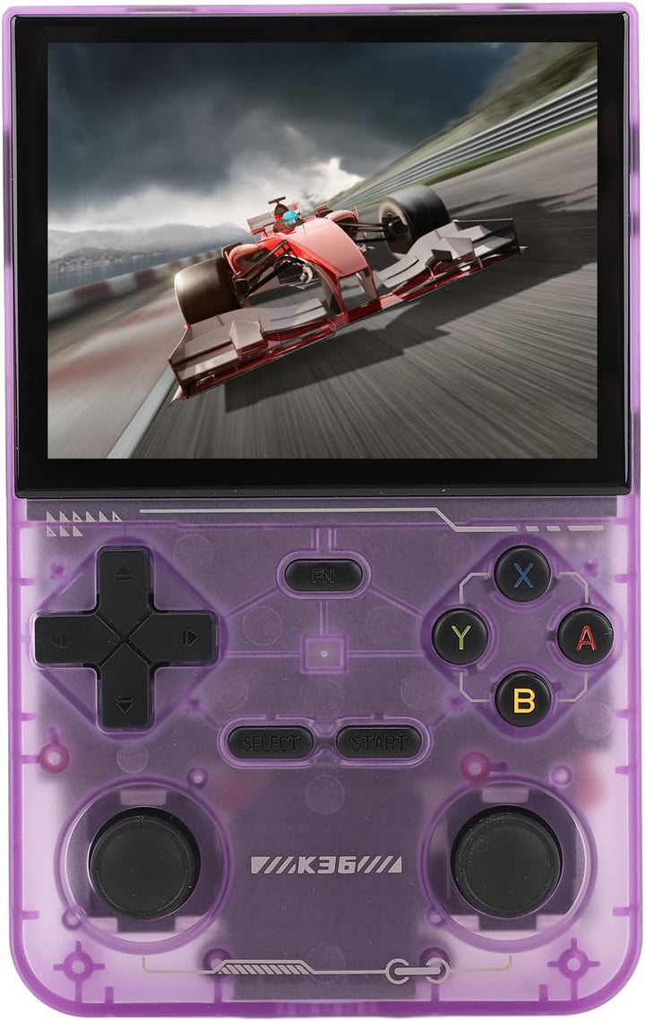 K36 Retro-Spielekonsole, Handheld-Joystick-Spielekonsole, 3500-mAh-Akku mit Grosser Kapazität, Integ