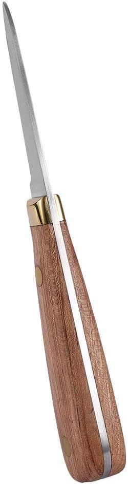 TOPBATHY 2St Austernmesser Austernschneider mit Holzgriff Austernschäler-Werkzeug Kekse Korkenzieher