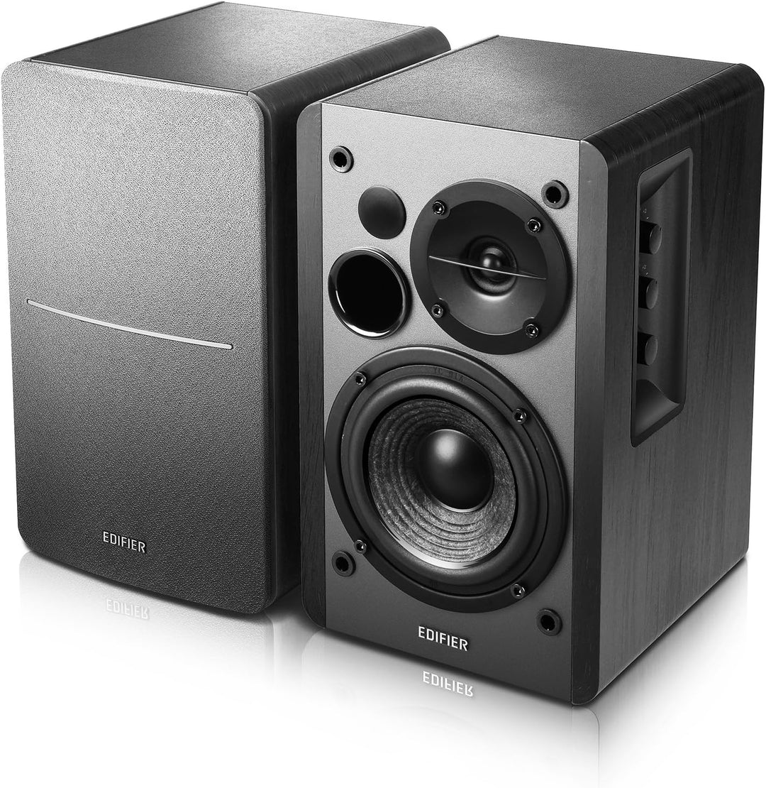 Edifier Studio R1280DB 2.0 Aktivboxen, kabellose Bluetooth Regallautsprecher in schwarz Mit Bluetoot