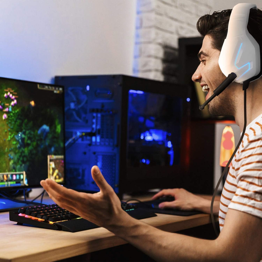 Gaming Headset für PC PS5, Playstation PS4, Xbox Series X | S, Xbox ONE, Nintendo Switch, Laptop & G