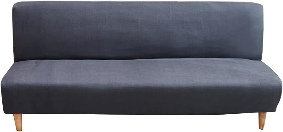 CHNSHOME Sofabezug ohne armlehnen Stretch Armlose sofaüberwurf Sofahusse Ohne Armlehne 3 sitzer Sofa
