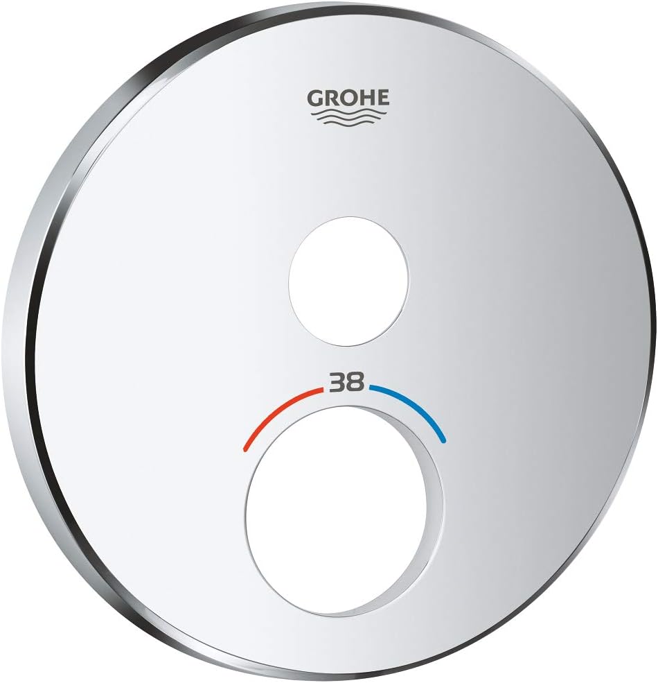 GROHE Rosette (Original Ersatzteil, Langlebig, Robust, Herstellergarantie: 5 Jahre), Chrom, 49030000