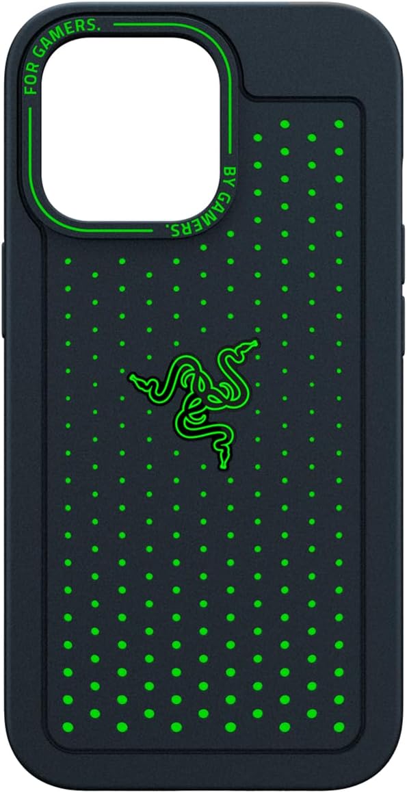 Razer Arctech Black - Schützendes Smartphone Case für iPhone 13 Pro (taktile Seitentasten, kompatibe
