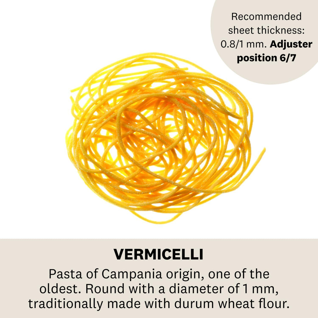 Marcato Zubehörteil für Atlas 150, Stahl, Silber, Vermicelli-23x20x16cm, Vermicelli