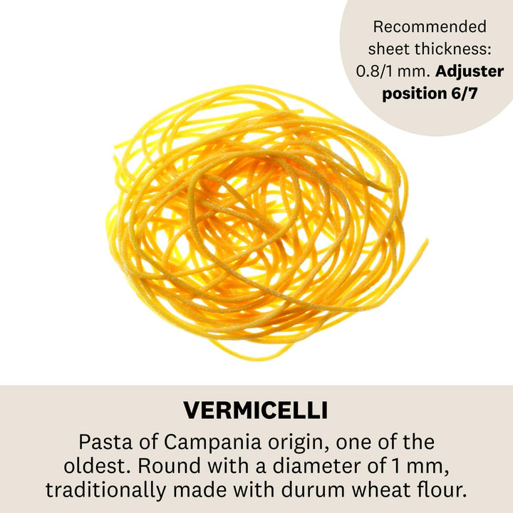 Marcato Zubehörteil für Atlas 150, Stahl, Silber, Vermicelli-23x20x16cm, Vermicelli