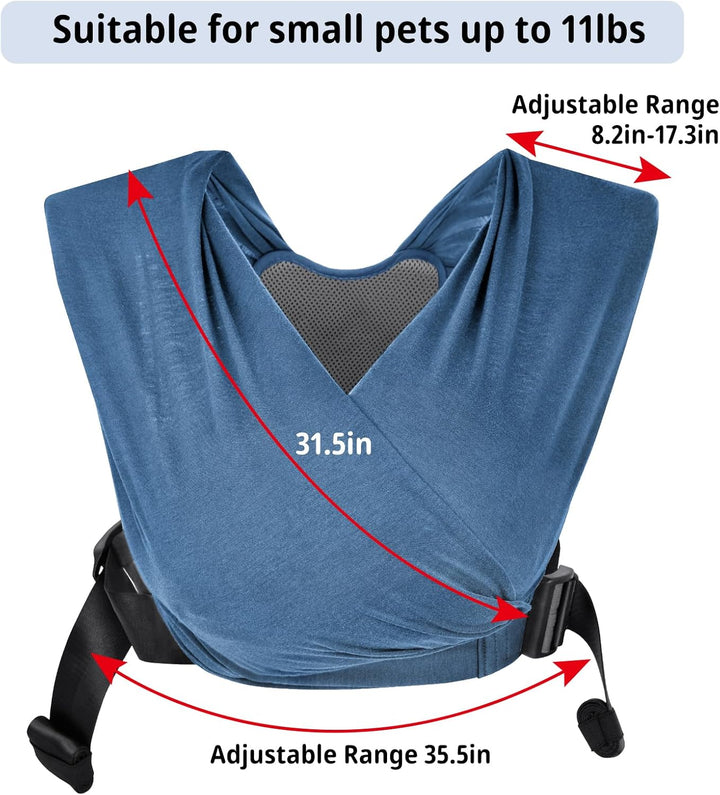 CUBY Hundetragetasche, Eingewickelt Hunde Tragetasche Nach vorne Gerichteter Rucksackträger Schulter