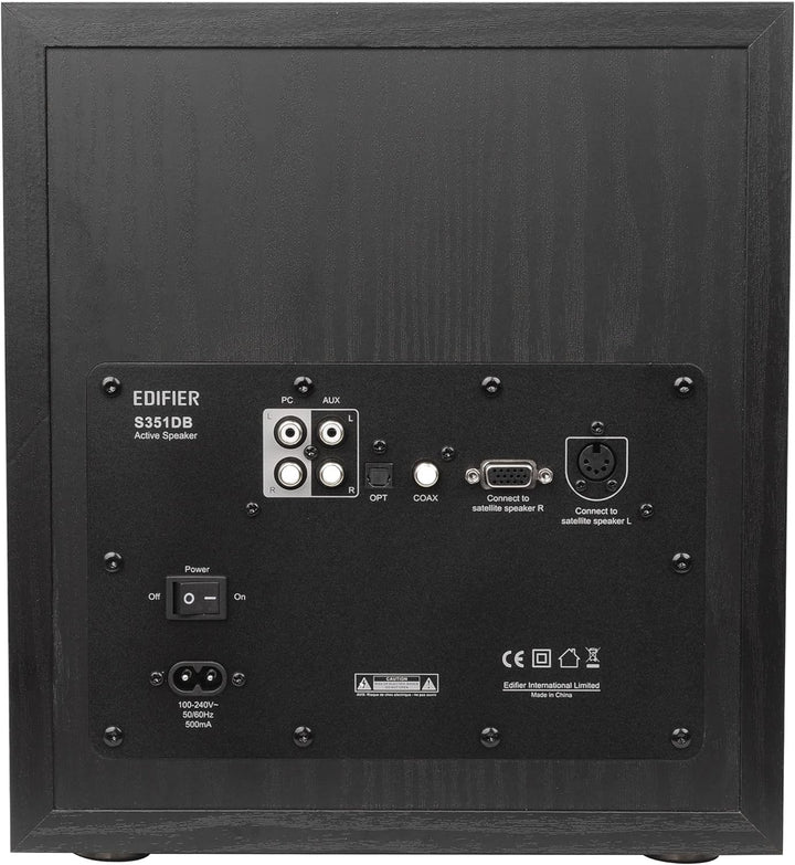 Aktivboxen Edifier S351DB 2.1 schwarz Bluetooth Schwarz kabelgebunden Single, Schwarz kabelgebunden