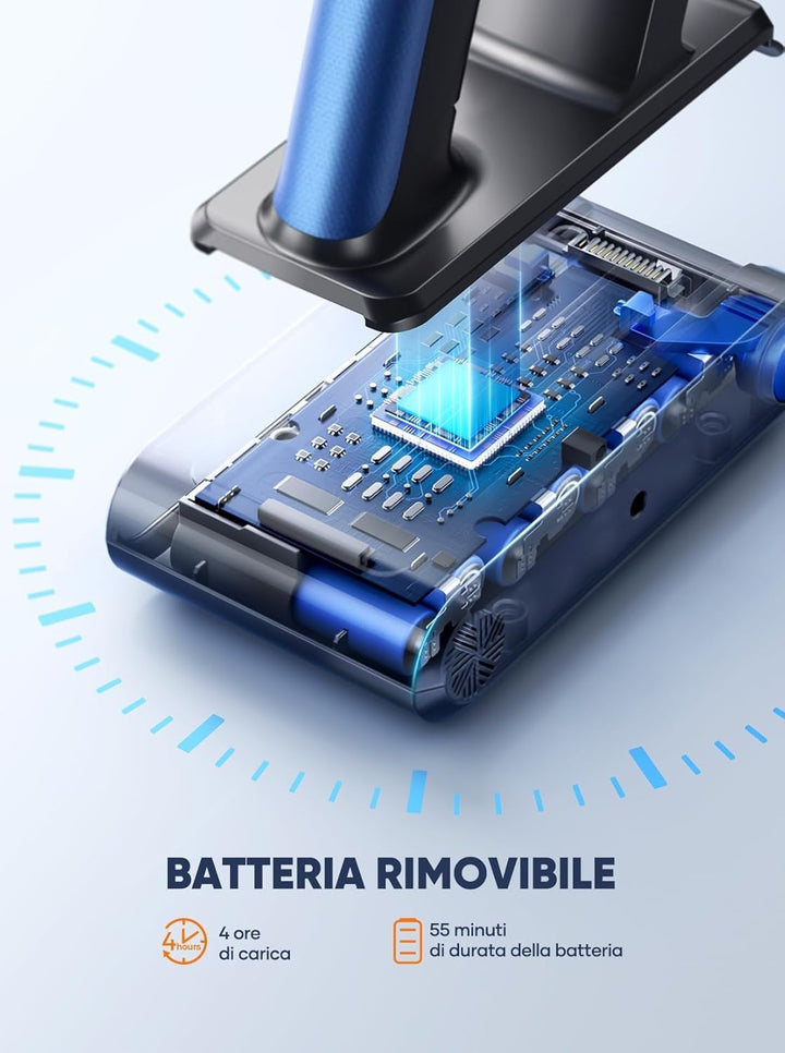 Ersatzakku für INTETURE BP10 Akku Staubsauger– Blau Version