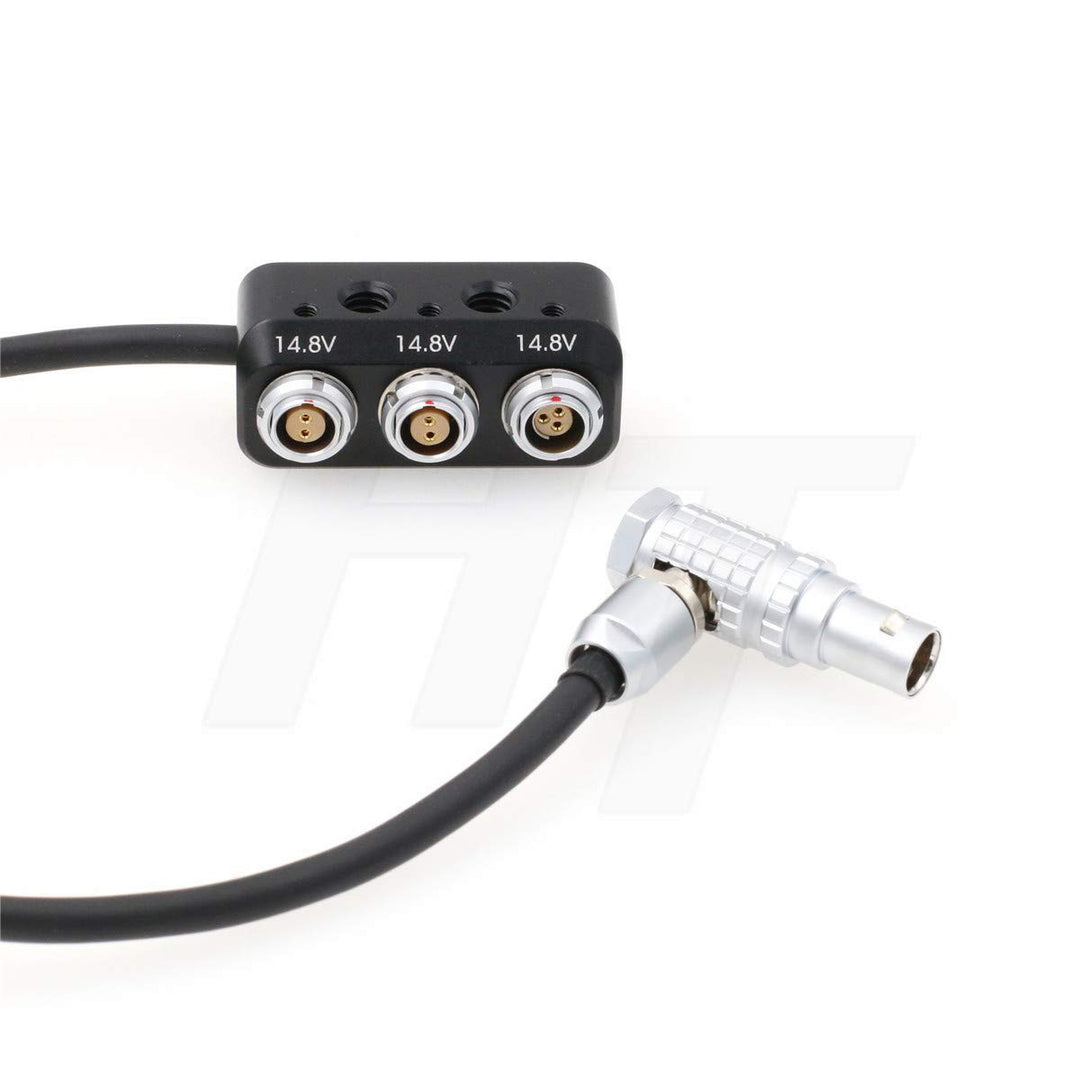 HangTon EXT-RS Adapter Splitter Box für ARRI Alexa Mini Kamera 7 Pin auf Fischer 3 Pin und 0B 2 2 Pi