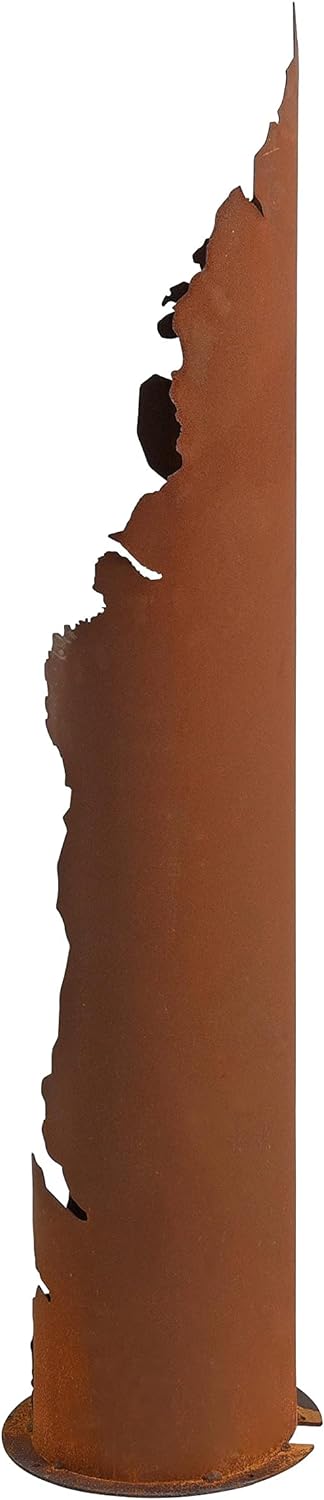 ESTEXO Dekosäule Rostsäule Gartendeko Edelrost Säule Pflanzsäule Rost Garten Blumensäule 120 cm, 120