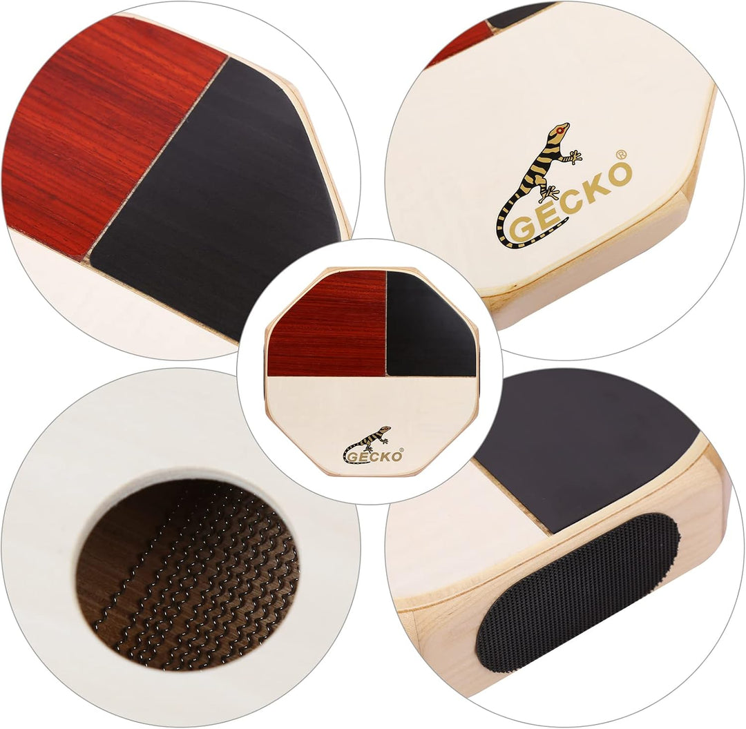 Btuty Cajon Hand Drum Cajon Drum Percussion Instrument mit Tragetasche fĂŒr Reisen Camping