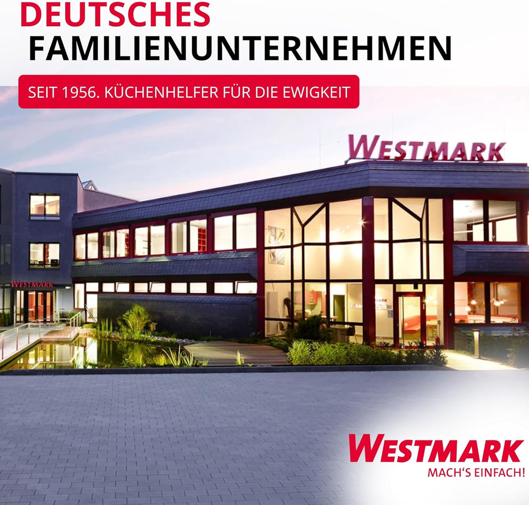 Westmark Muskatmühle, Mit Vorratsfläche, Kunststoff/Rostfreier Edelstahl, Silber/Transparent, 695722