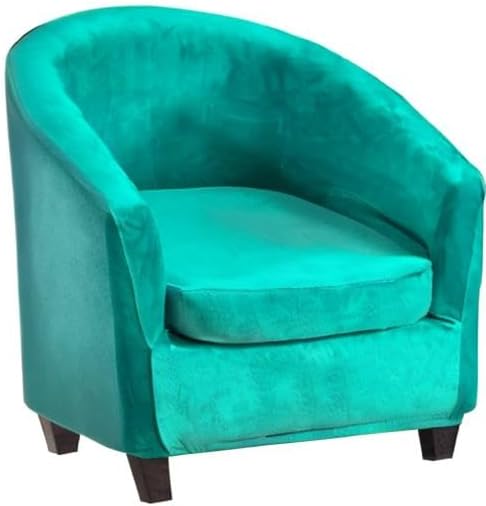 BEEK 4TZW Cover Stretch Velvet Protector 2 Pieces Armchair Throw Cocktail Plush Slipcovers Tullsta C