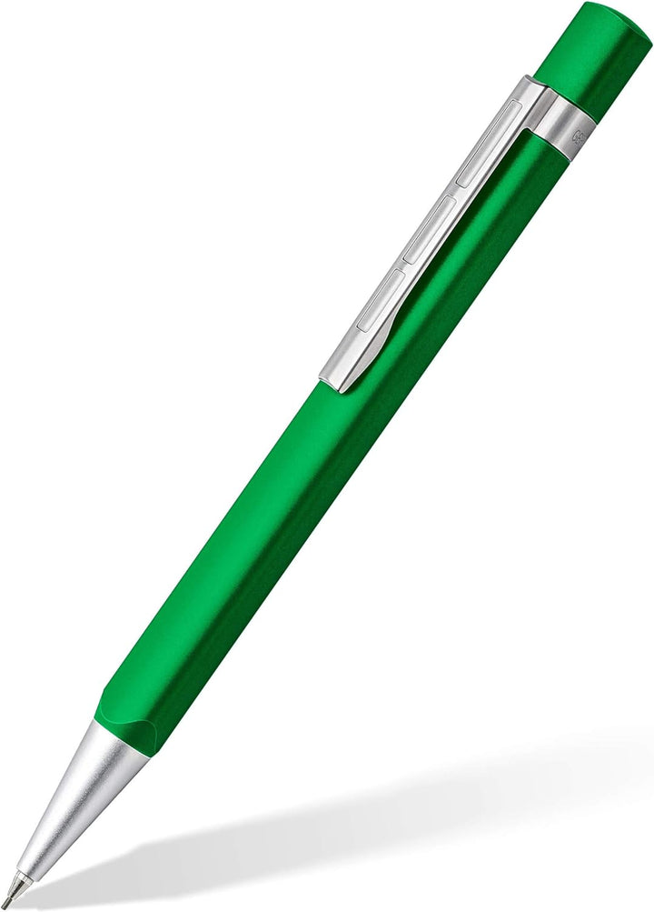STAEDTLER TRX 766TRX5 07ST Drehbleistift (ergonomische Dreikantform, matte samtweiche Aluminium-Ober