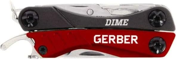 Gerber Multifunktionswerkzeug Multi-Tool Dime, Rot, GE31-001040 Rot (US) II, Rot (US) II