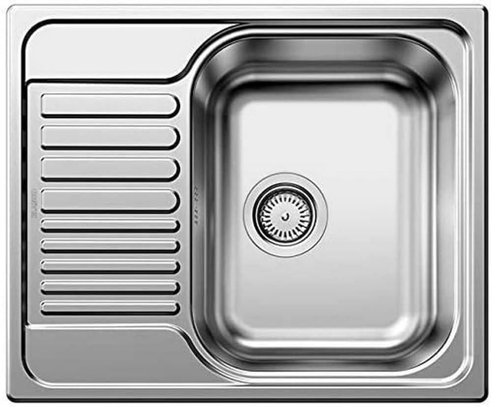 BLANCO Tipo 45 S Mini, Küchenspüle, Edelstahl Naturfinish, 1 Stück, 516524 & Daras Küchenarmatur, ch