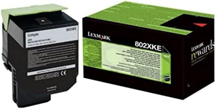 Lexmark 802Xke Toner Schwarz Standardkapazitã¤T 8.000 Seiten 1er-Pack Corporate, 1914946