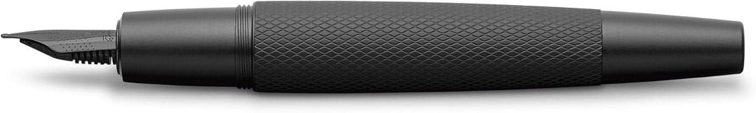 Faber-Castell 148620 - Füller e-motion Pure Black M, 1 Stück Füller Feder M schwarz, Füller Feder M