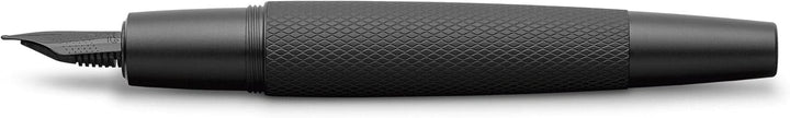 Faber-Castell 148620 - Füller e-motion Pure Black M, 1 Stück Füller Feder M schwarz, Füller Feder M