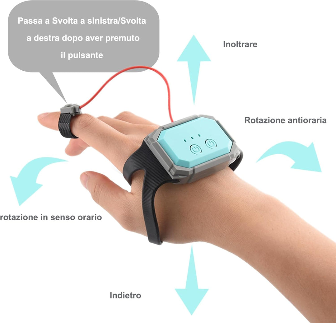 SIVQIKE 4WD Ferngesteuertes Auto,Gestensensor Wasserdicht RC Stunt Auto,Amphibienfahrzeug Mit 50m Fe