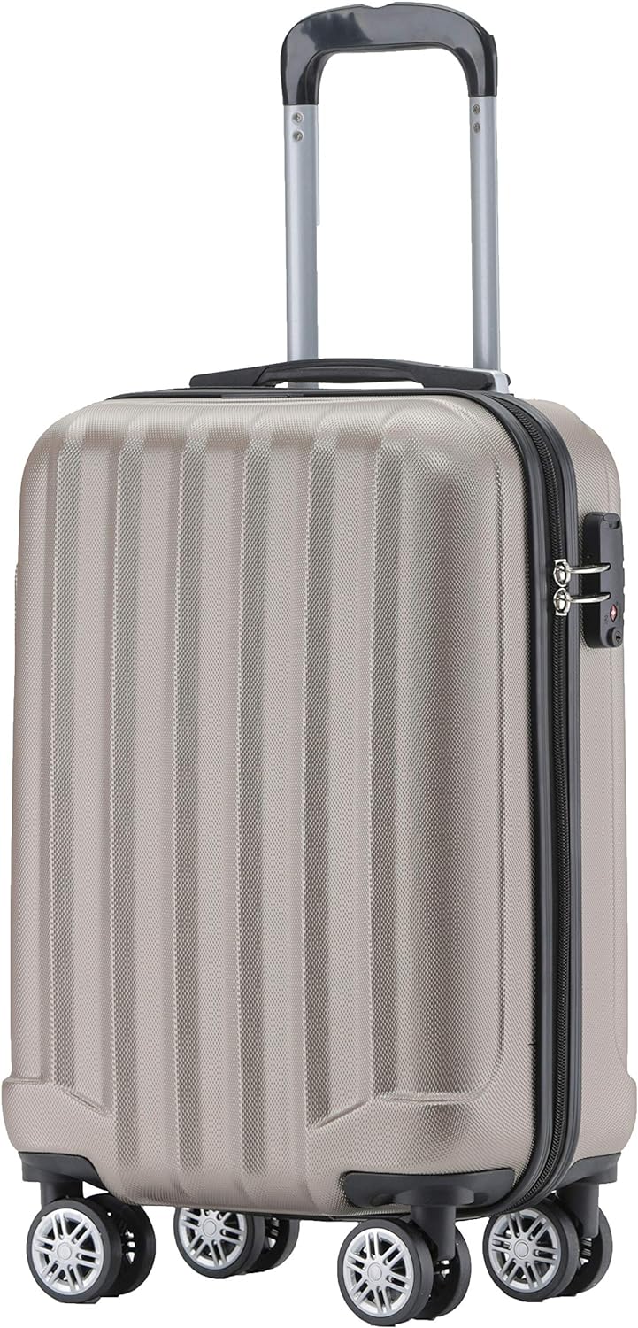 BEIBYE TSA-Schloss 2080 Hangepäck Zwillingsrollen neu Reisekoffer Koffer Trolley Hartschale Set-XL-L