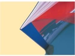 Leitz 39241 Thermobindemappe Leinenoptik, A4, Rückenbreite 3 mm, 100 Stück, blau