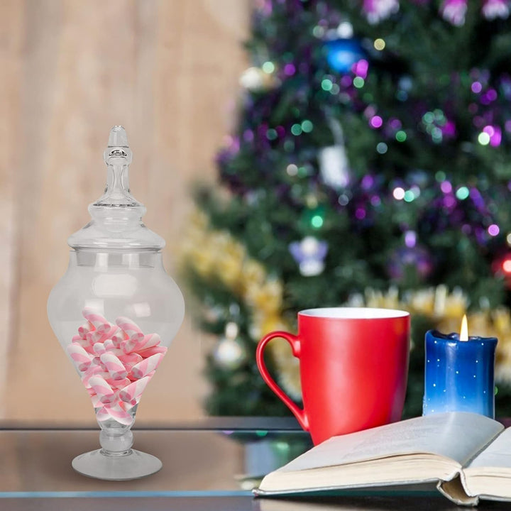 TOPBATHY 1stk Süssigkeitenglas Büffet Vorratsdose Süssigkeiten-Buffet-gläser Glasterrarium Mit Decke