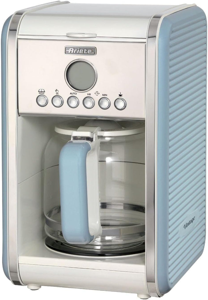 Ariete 2877, elektrischer Design-Wasserkocher aus Edelstahl, 2000 W, 1,7 l, mit sichtbarem Wassersta