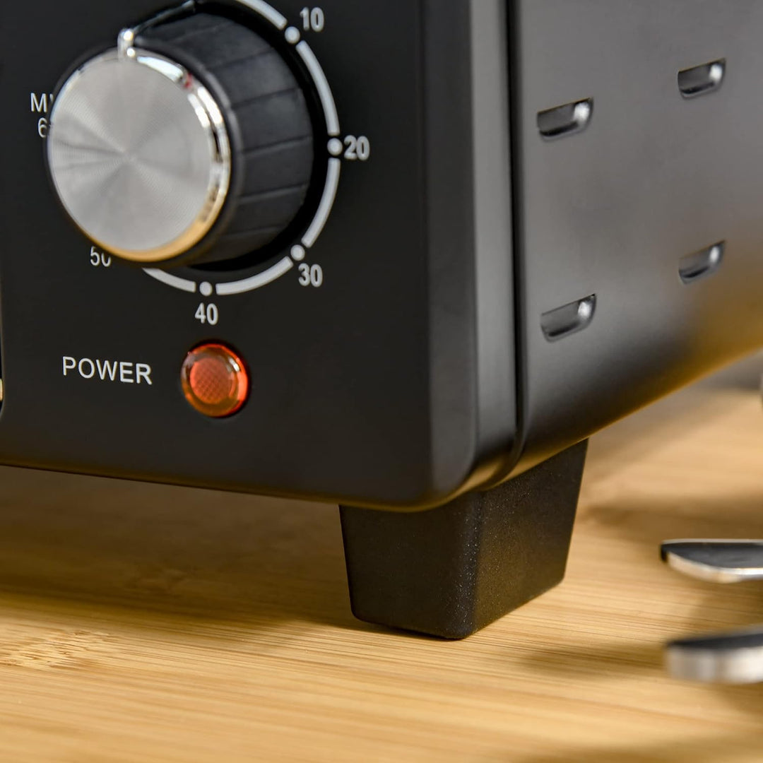 HOMCOM Minibackofen 21L mit 1 Drahtgestell und 1 Backblech 3 Kochmodi 100 °C-230 °C einstellbare Tem