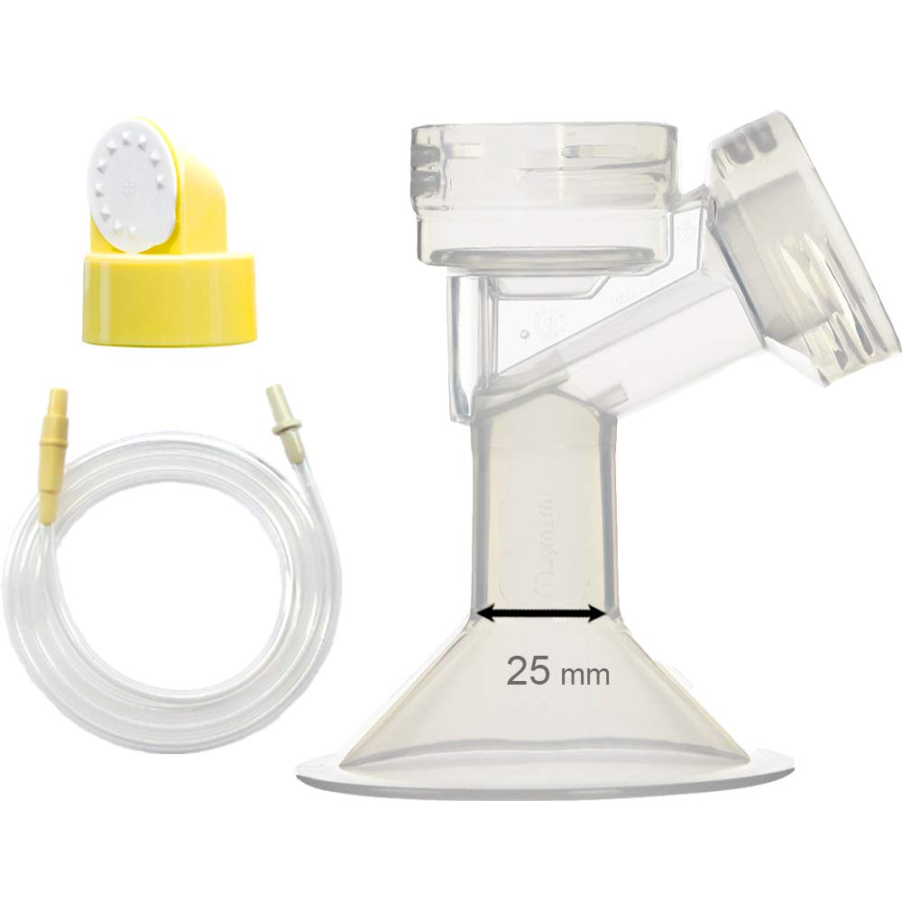 Maymom-melkpompset Kompatibel mit Medela-Swing-Milchpumpe. Bevat Brusthaube,Ventilkopf, Ventilmembra