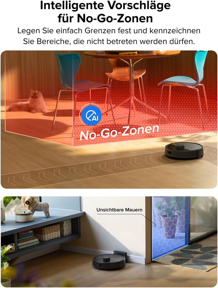 roborock Q7 L5 Saugroboter, Dual Anti-Tangle System, 8.000 Pa HyperForce Saugkraft, Präzise Navigati