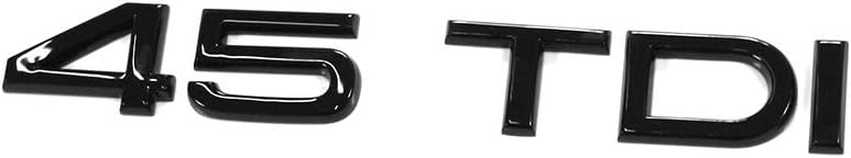 Schriftzug 45 TDI schwarz Tuning Exclusive Black Edition Emblem