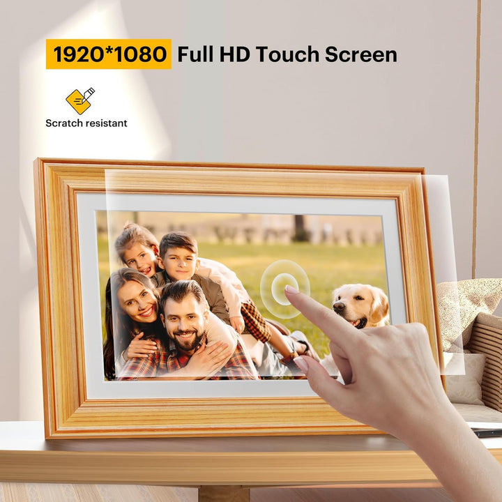 KODAK Digitaler Bilderrahmen 14.1 Zoll WLAN Elektronischer Bilderrahmen Full HD IPS Touchscreen Smar