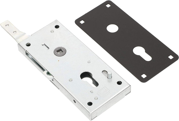 KOTARBAU® Garagenschloss mit Tortreibriegel 200mm für Garagentore oder als Zusatzschloss Silber