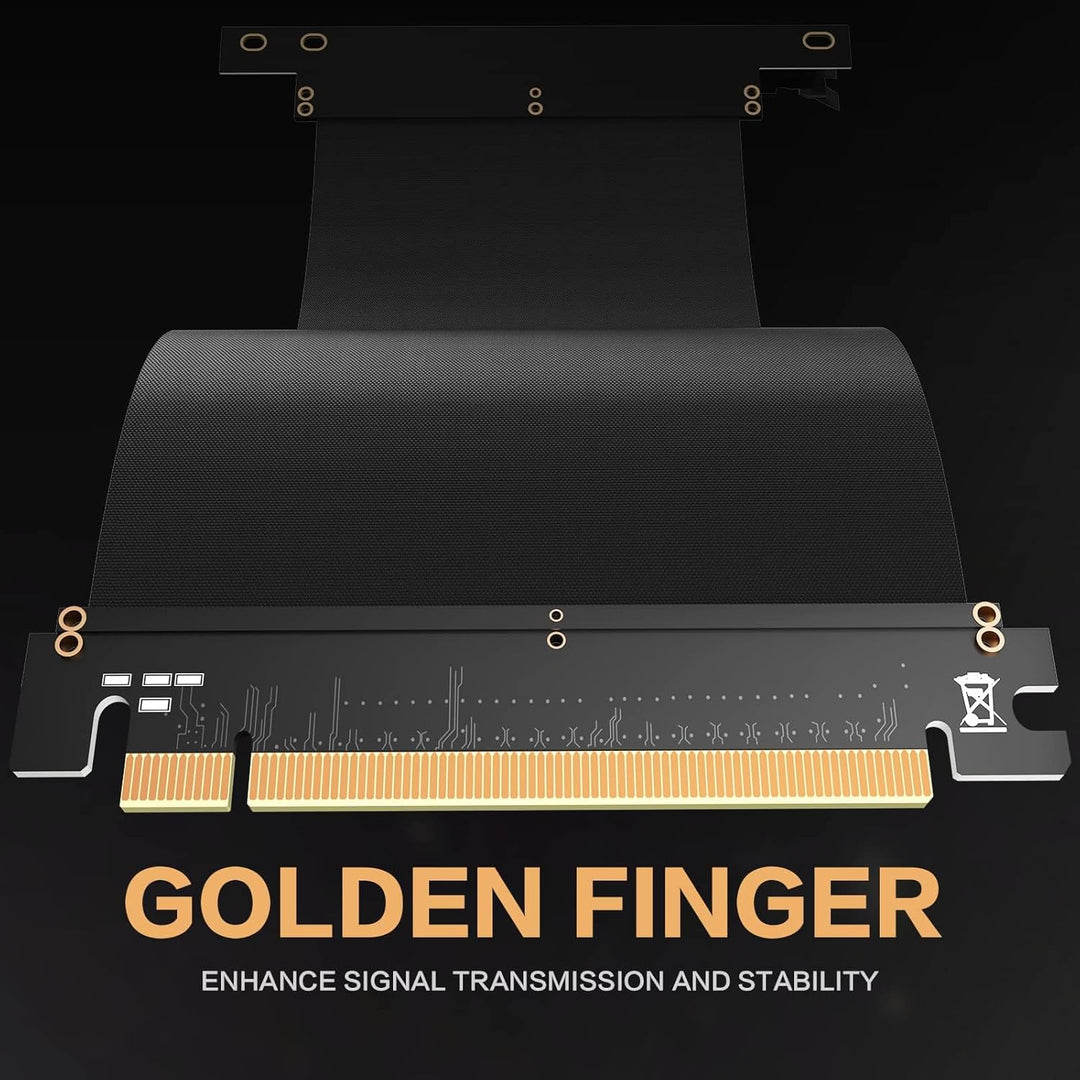 AsiaHorse NEU PCIE 3.0 X16 GPU Riser Kabel, Ultra-Flexible PCIE 3.0 Riser Kabel mit Schneller Geschw