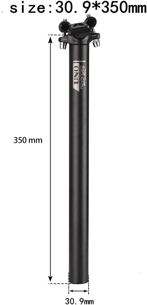 BESNIN Sattelstütze Fahrrad Sattelstütze 30,9mm Sattelstützen 350mm Sattelstütze Rennrad Sattelstütz
