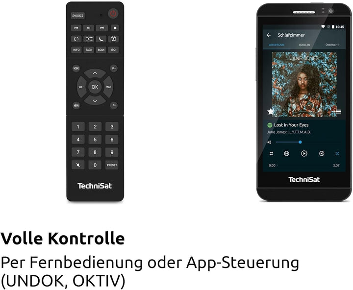 TechniSat DIGITRADIO 143 CD (V3) – Digital HiFi-Tuner, Internetradio (DAB+, UKW, Bluetooth-Audiostre